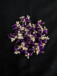 Quartz Loreals for Jewelry Making : 6x9mm, Pack of 20 pieces Violet