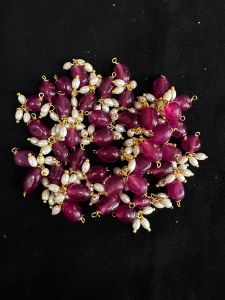 Quartz Loreals for Jewelry Making : 6x9mm, Pack of 20 pieces Onion Pink