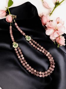 Monolisa Laser Cut Onion Pink Beads With Victorian Connectors