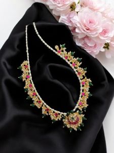 Jadau Pendant With Pearl Necklace