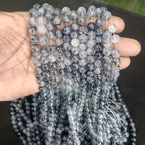 Printed Glass Beads, Maroon double Shades,30"(100 Beads Approx)