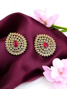Mini AD pendants, Ruby Pink, size 25x29mm