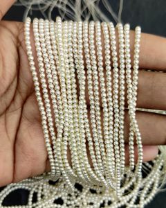 Swarovski Replica Pearls (Good Shine), Cream, 2mm