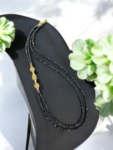 Agates with antique gold balls