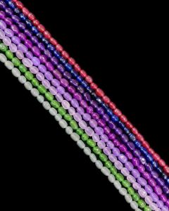 Glass Pearls Assorted 6mm, Pack of 15 Strings