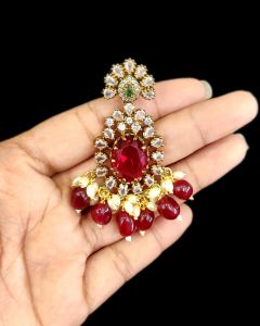 Victorian Pendant, Maroon