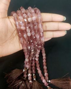 Monolisa Laser Cut Square Beads, 8mm, Onion Pink