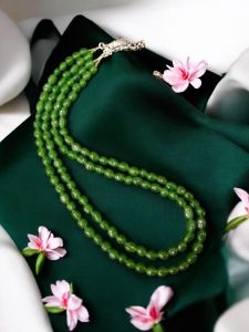 Two Layer of Quartz Necklace, Green
