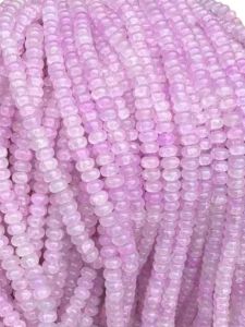 Glass Beads Rondelle , Lavender, 5x8MM