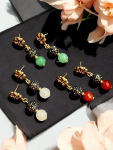 Crystal Earrings , Assorted pack of 9 pairs