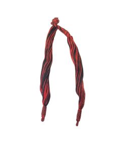 Back rope, Back Doris, Bunch Style, Cotton rope, 14" Long, Red And Black