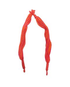 Back rope (Dori), Cotton, 14" Long, Orange and Pink