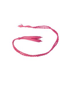 Cotton Cord (Dori), Flamingo Pink,, Twisted, Adjustable