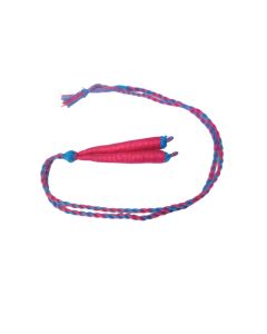 Cotton Cord (Dori), Pink and Blue, Twisted, Adjustable