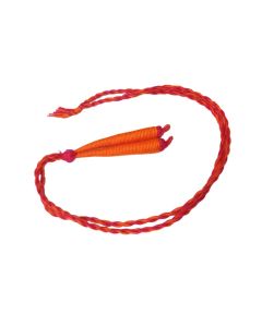 Cotton Cord (Dori), Orange and pink, Twisted, Adjustable