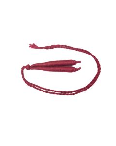 Cotton Cord (Dori), MAROON, Twisted, Adjustable