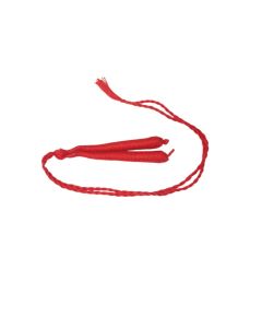 Cotton Cord (Dori), RED, Twisted, Adjustable