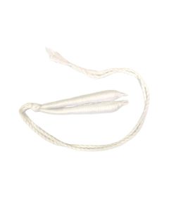 Cotton Cord (Dori), WHITE, Twisted, Adjustable