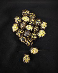 Tanjore Painting On Quartz Tumbles, Black