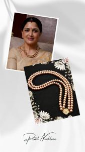 Kushboo : 2 Layer Glass Pearl Necklace with Zircon Magnetic Clasp – KUSHBOO-Inspired Elegance