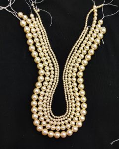 Swarovski Replica Pearls ; Assorted; Pack of 3,4,6,8,10mm (5 strings) Cream