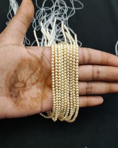 Swarovski Replica Pearls (Good Shine),Light gold, 3mm