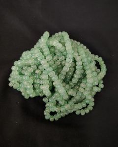 Strawberry quartz (dyed to Green), 5x6 MM 