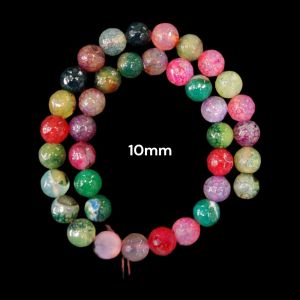 Onyx Beads, 10mm, Round , Mixed Colour