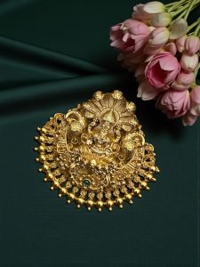 Matt Finish Lakshmi Pendant