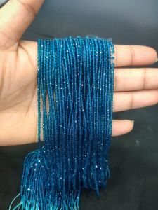 2mm Hydro (Glass) beads, round, Sea Green Pack Of 5 Strings