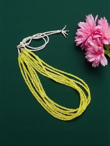 Agate Bunch Necklace, Fluorescent Green