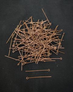 Eyepins , Copper, Pack Of 25 Pairs