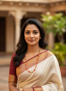 Taiwanese Bamboo Coral Necklace with a Black Bead on Top