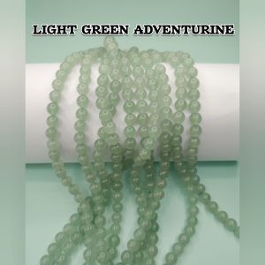Natural Gemstone Beads, 8mm Round, Green Aventurine