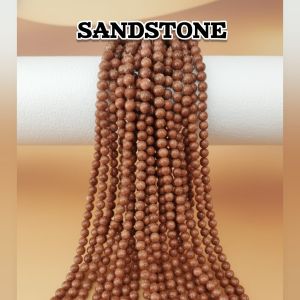 Natural Gemstone Beads,8mm,Sandstone