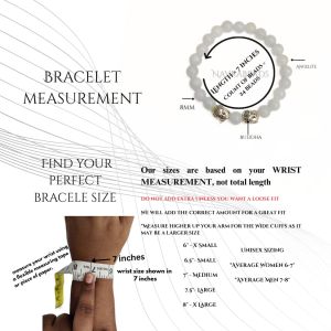 Navrabeads Angelite with Buddha 8mm Round Beaded Bracelet for Men/Unisex | Spiritual Gemstone Bracelet for Peace, Clarity & Balance | Handcrafted Stretchable Bracelet Made in India | Stylish Daily Wear Jewelry