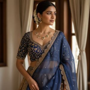 Invisible jadau Kundan Necklace