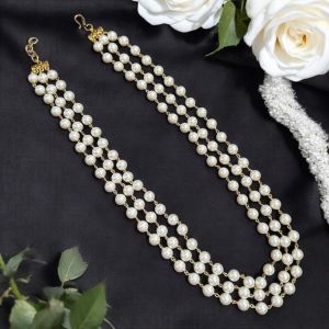 Good Quality Shell Pearl Double layer Necklace 