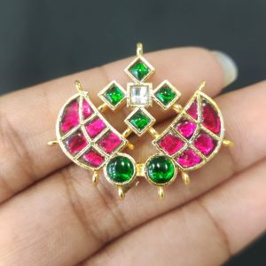 Jadau Pendant/Connector, Multicolor