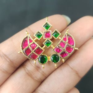 Jadau Pendant/Connector, Multicolor