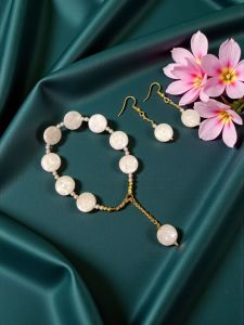 She’ll Pearl Bracelet with Earrings