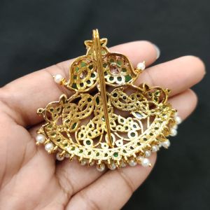 Kemp Hook Pendant ( Can be used an hair accessory) Green