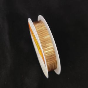 Wire Wrapping Wire, 0.7MM Gauge, Brass, Micro plated Copper Colour