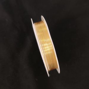 Wire Wrapping Wire, 0.1MM Gauge, Brass, Micro plated Copper Colour