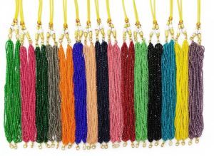 Hydro Beads Connector Chain Necklace, Assorted, Pack Of 15 Colors