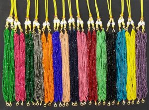Hydro Beads Connector Chain Necklace, Assorted, Pack Of 15 Colors