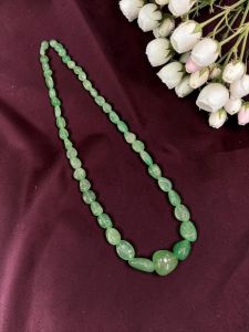 Navrabeads Labradorite Gemstone Necklace 18 Inch | Elegant Flash Stone Beaded Necklace for Women & Men | Party, Daily & Gift Wear Jewelry