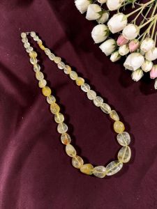 Navrabeads Labradorite Gemstone Necklace 18 Inch | Elegant Flash Stone Beaded Necklace for Women & Men | Party, Daily & Gift Wear Jewelry