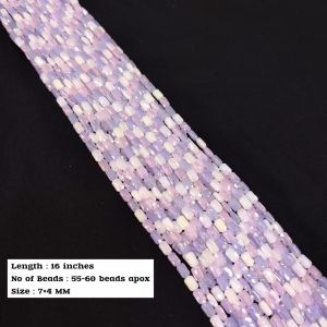 Navrabeads HIGH QUALITY FANCY CRYSTAL BEADS 7x4mm for Jewelry Making 16" approx 55 to 60 beads DIY Necklace Bracelet Craft Supplies