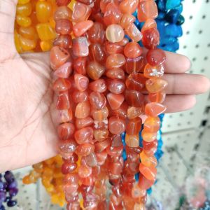 Navrabeads Brown Nugget Beads 10mm